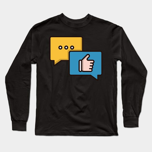 Like Vote Long Sleeve T-Shirt by Socity Shop